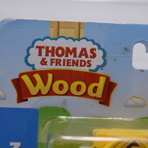 Kevin Yellow Crane - Thomas & Friends Wooden Railway Series Real Wood Tr… - Picture 3 of 10